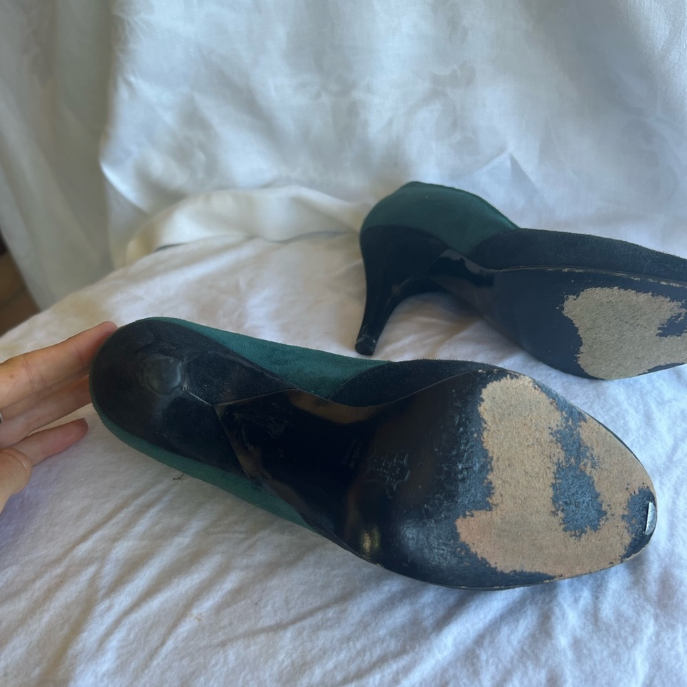 Christian Dior Souliers Vintage Colorblock Pumps - Picture 5 of 9